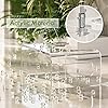 AmazerBath 7 Inches Acrylic Squat Potty, Clear Toilet Step Stool for Adults, Modern Design Non-Slip Pooping Stool, Strong Load-Bearing, Blends Seamlessly Into Any Bathroom