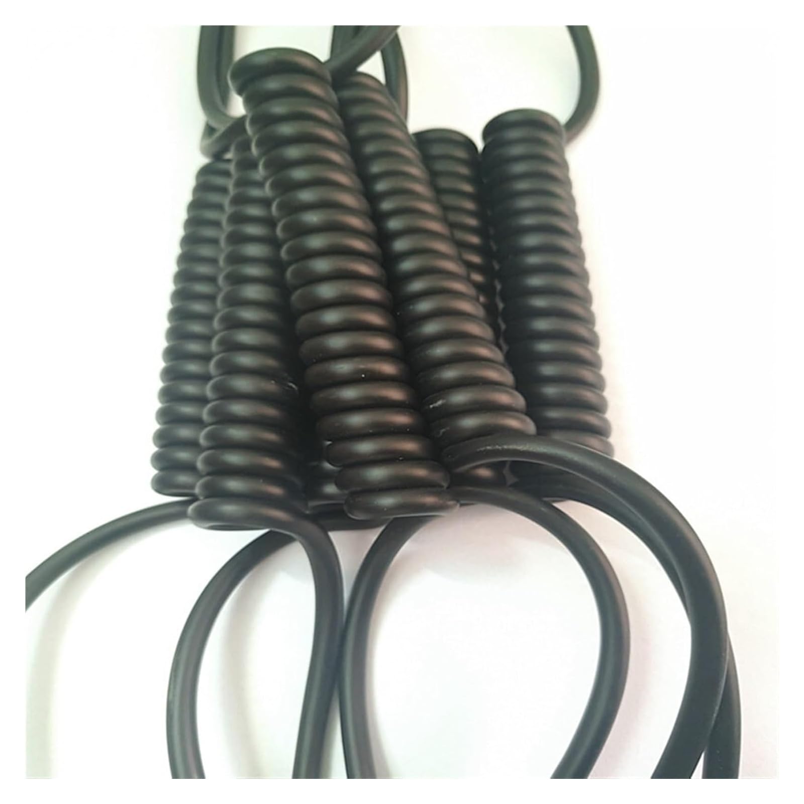 Cable telefónico Cable flexible de resorte en espiral, cable espiral mate de 22 AWG, 4 núcleos, 0,3 mm², extensión de 1 metro, 5 metros, 7 metros, 10 metros, resorte telescópico.(Stretch 3 meter)