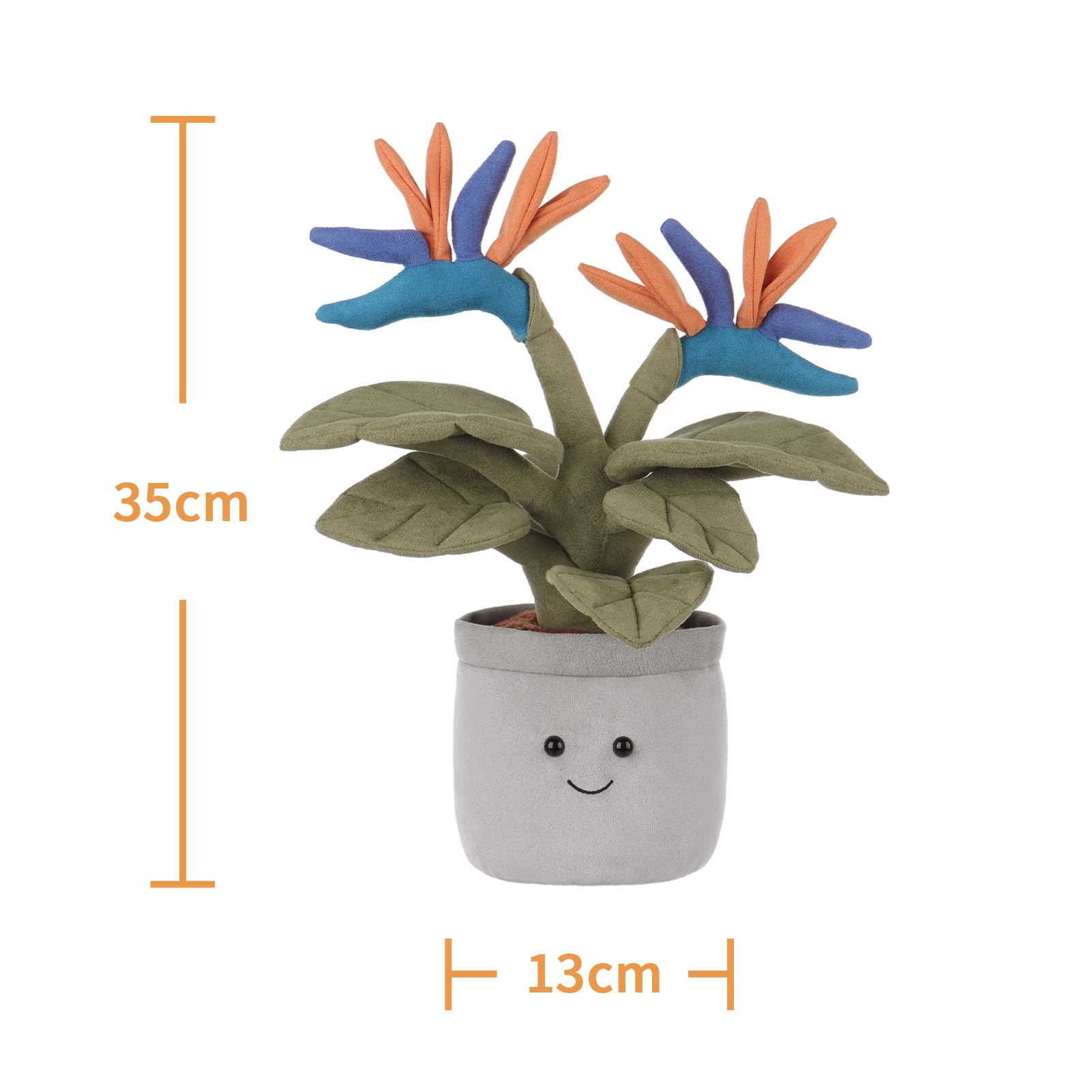 Apricot Lamb Paradiesvogel Pflanze Plüschtier Kuscheltier Stofftier 35cm