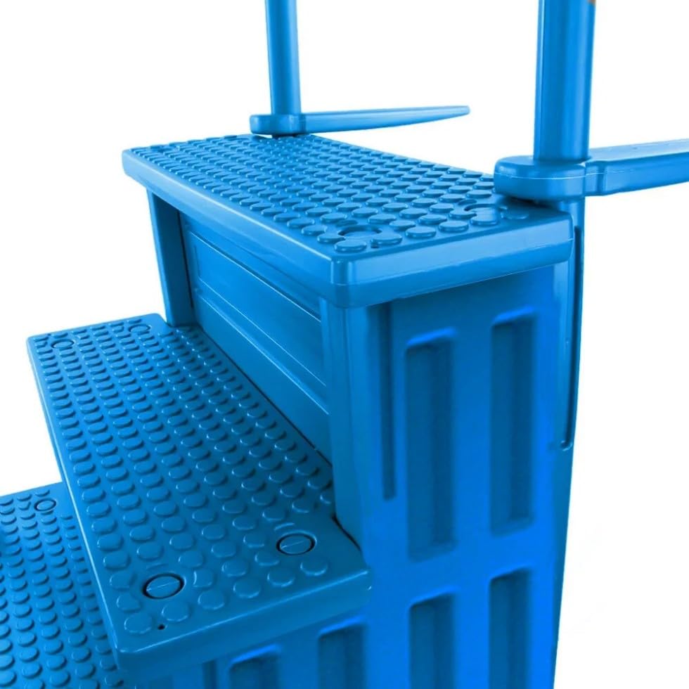 Escalera Azul para Piscina Capacidad 350 lbs miniatura 5