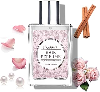 Hair Perfume for Women, Long Lasting Pheromone Perfume, Hair and Body Mist, Romantic Rose Scent, Hydrates and Nourishes, 50ML