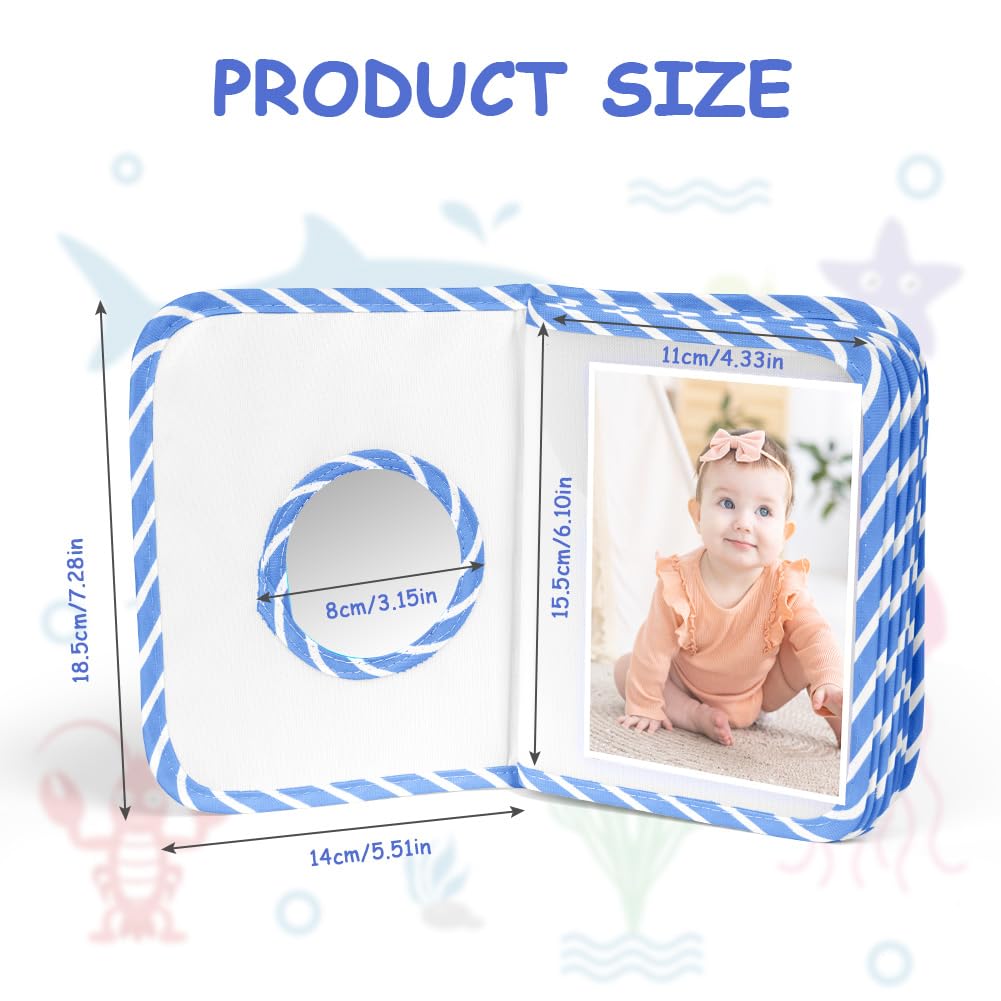 Aolso Baby Photo Album, Baby Memory Soft Cloth Book, Family First Year Memory Book - Image 2