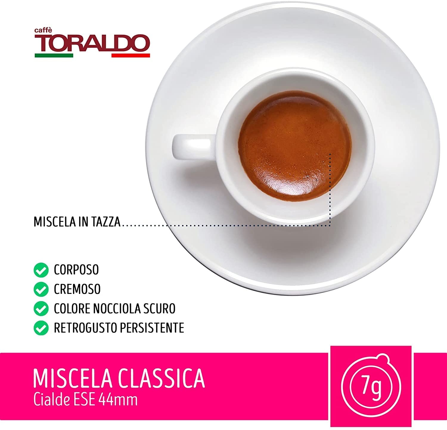 Cialde Toraldo miscela classica pz. 300