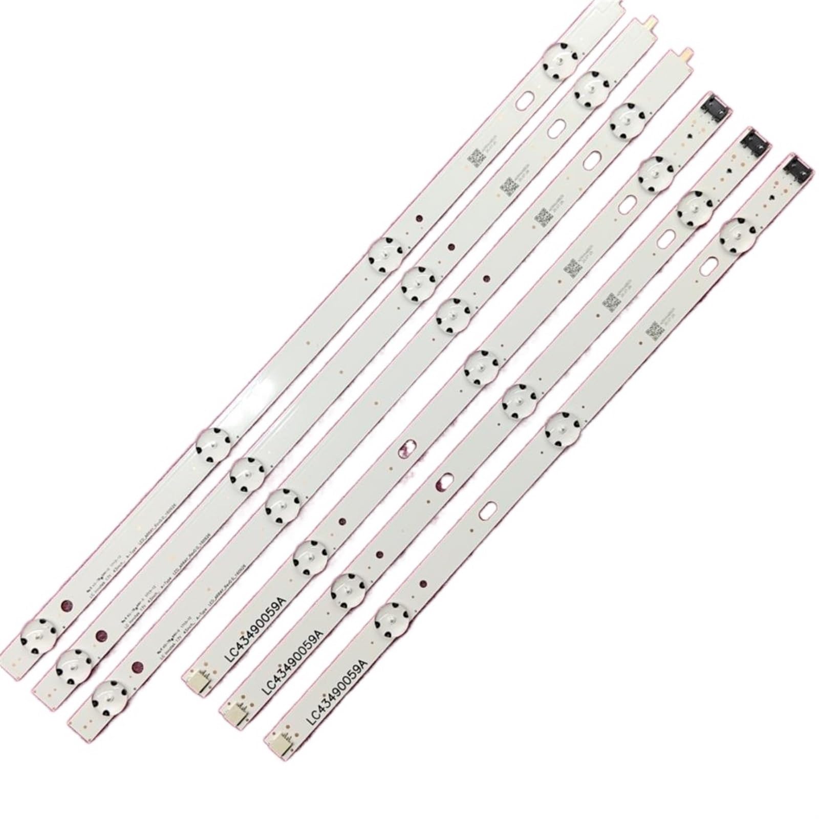 Striscia di retroilluminazione a LED da 3 Pezzi Compatibile for 43UK6300PLB 43UJ634V 43LJ61_FHD_L 43UJ651V 43UJ561V 43UJ701V 43UK6200 43UJ630V 43UJ635V 43LJ624V (Color : 2 Set)
