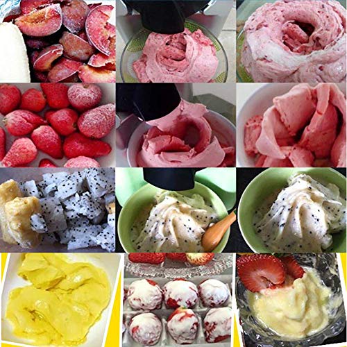 DIY Frozen Fruit Machine Eismaschine Home Automatische Eismaschine Haushalt Mini Slush Machine 220V, Easy Clean Soft… – Bild 5