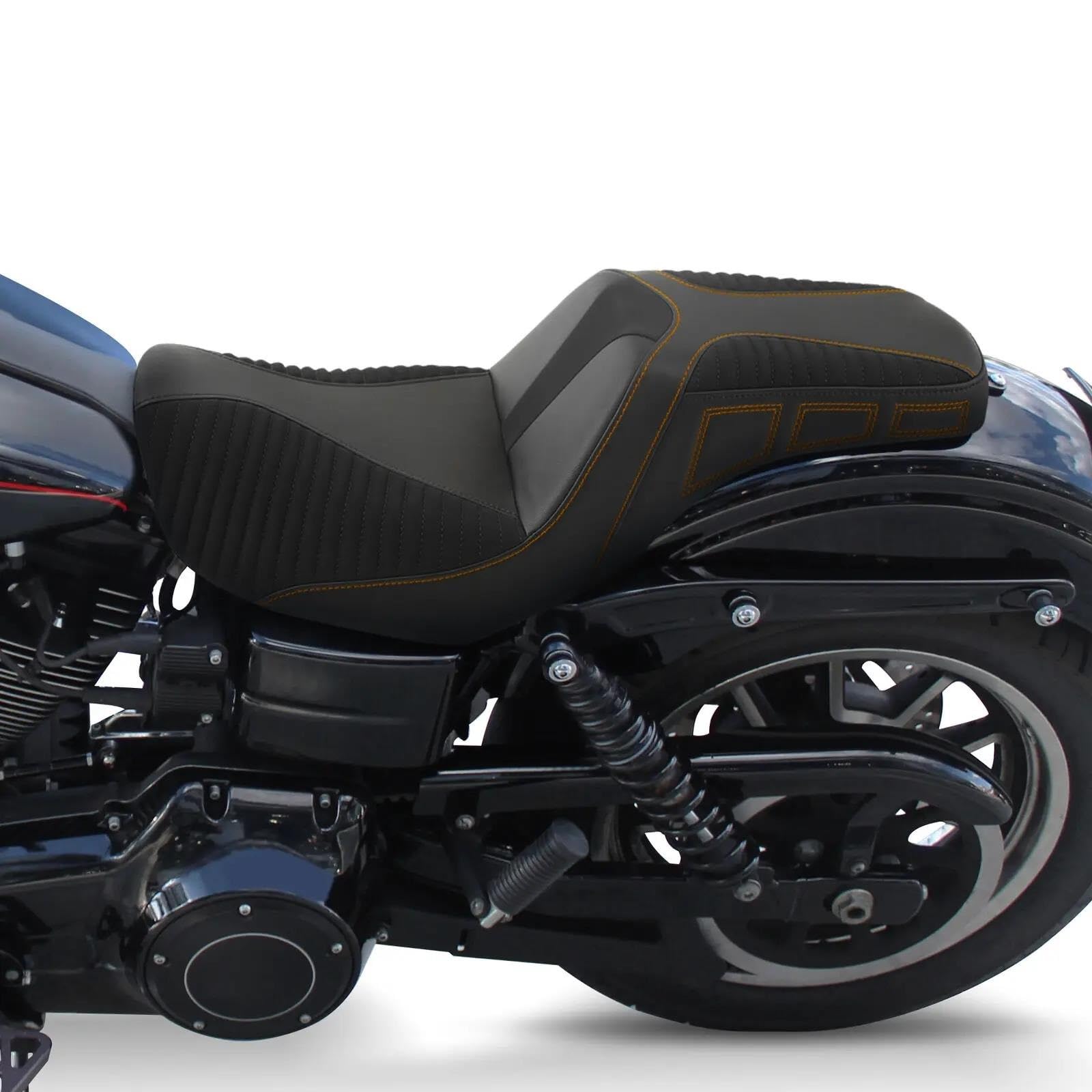 Asiento para Harley Davidson Fat Bob que elimina el dolor lumbar 4