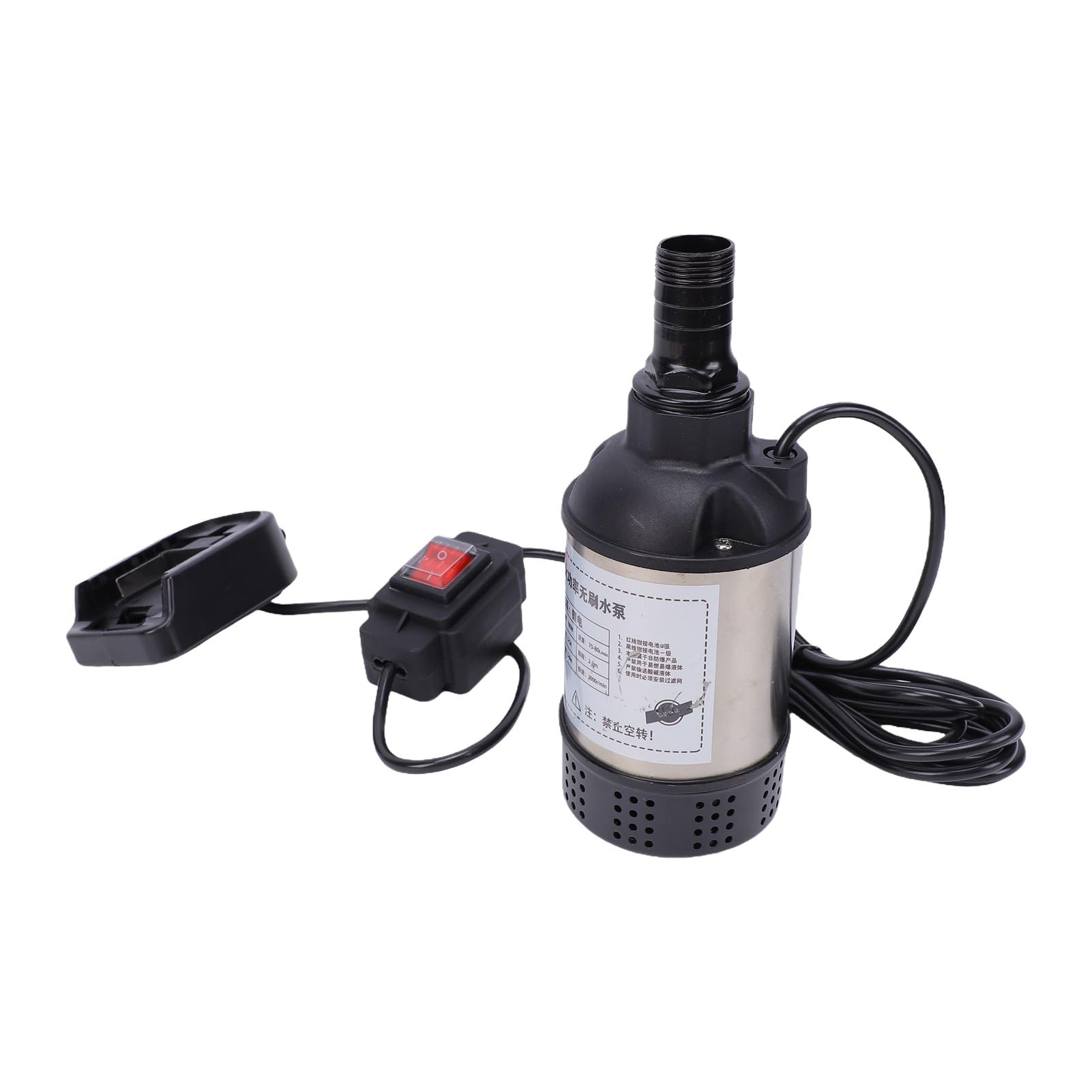 YWBL-WH Bomba de Agua Sumergible Inalámbrica 100W 7000rpm 5-8m Elevación