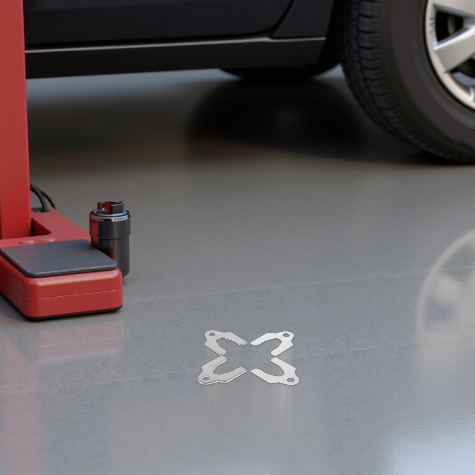 Baluue Kit 144 Pezzi Spessori per Carrozzeria in Acciaio di Precisione, Piastre di Allineamento per Pannelli Auto, Distanziatori Resistenti e Impermeabili per Officine e Fai da Te,