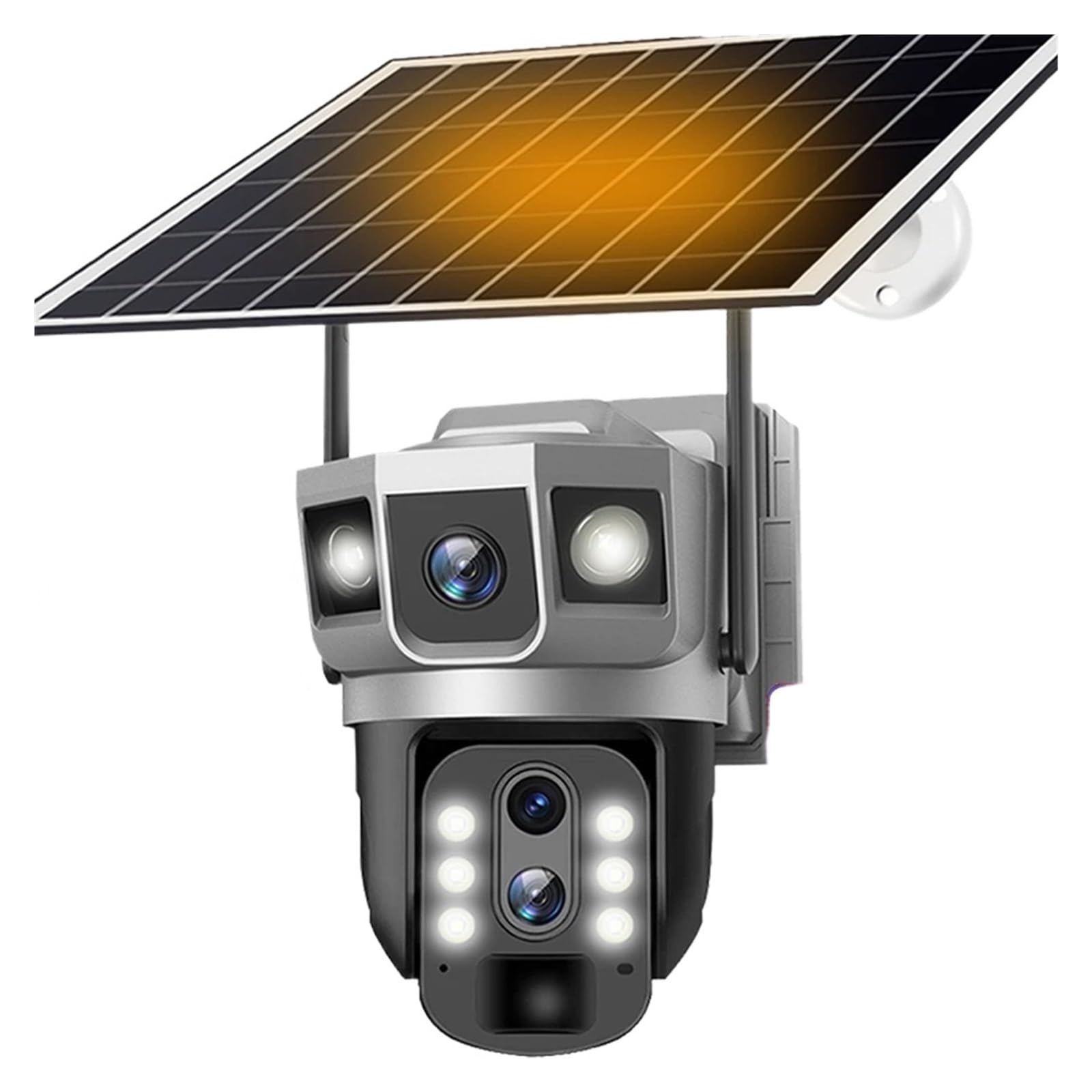 Caméra de sécurité Solaire à Triple Objectif 12MP 4G