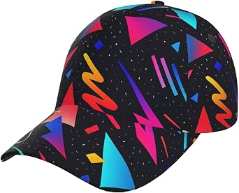 Fashion 80s 90s Baseball Cap Hat Retro Style Adjustable Trucker Hat Baseball Snapback Caps