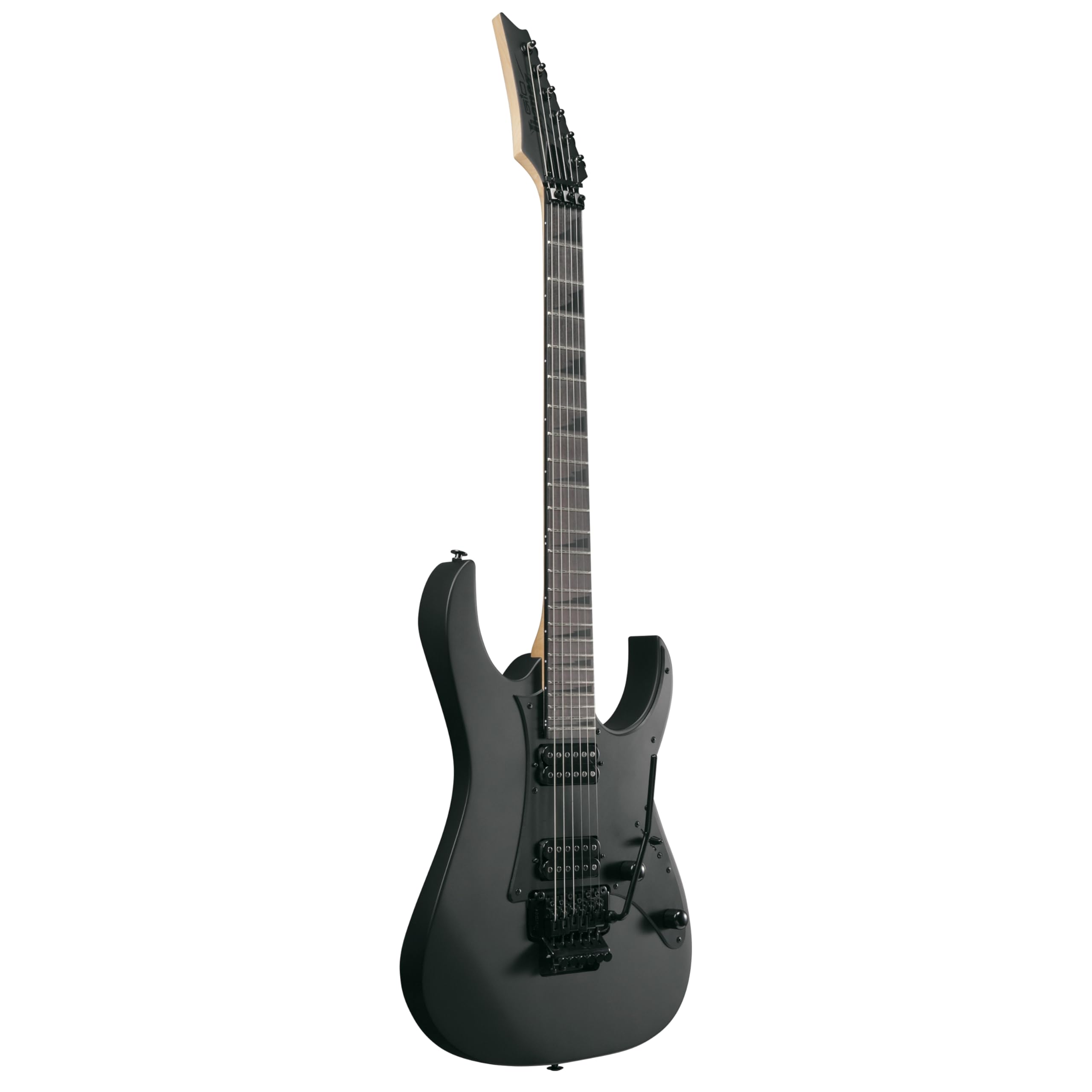 IBANEZ GIO RG SERIES, guitarra eléctrica, trémolo de bloqueo, cabezal de marcha atrás negro plano
