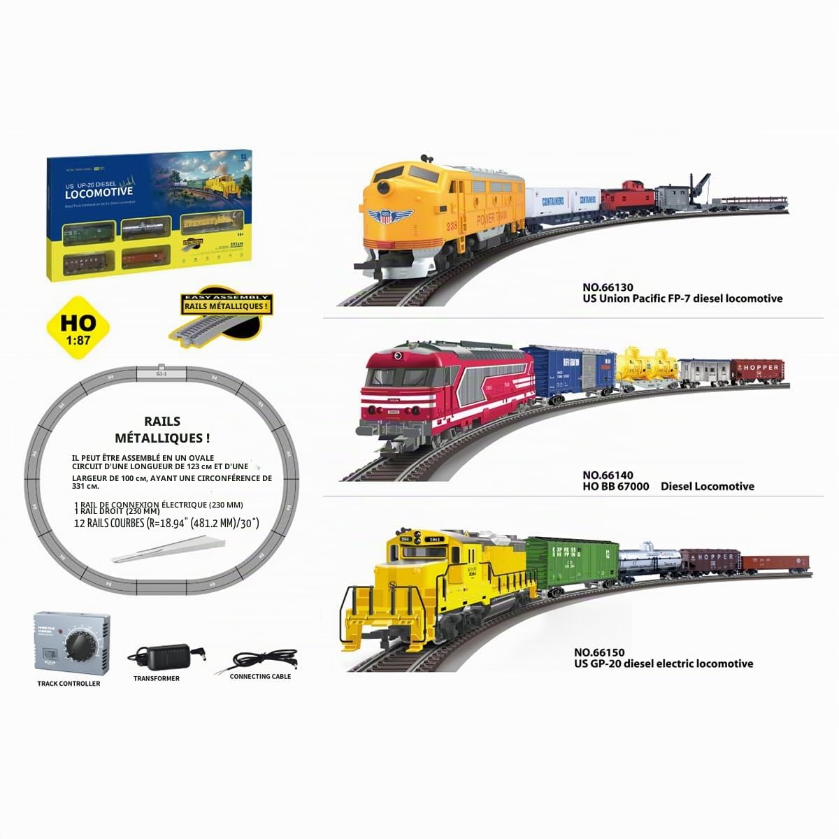 Ensemble de Train RC, Modèle de Locomotive à Vapeur Électrique 0-4-0 Ancienne Époque à l'échelle 1/87 HO, Kit de Moteur à Vapeur pour Débutants, Modèle de Contrôle de Vitesse Électrique