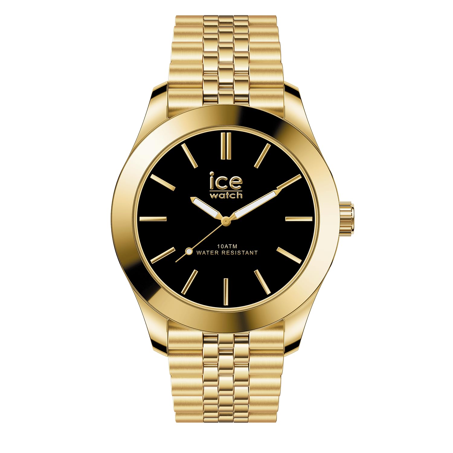 ICE-WATCH ICE steel Gold black orologio da donna in oro con bracciale in acciaio inossidabile, 024746 (piccolo)