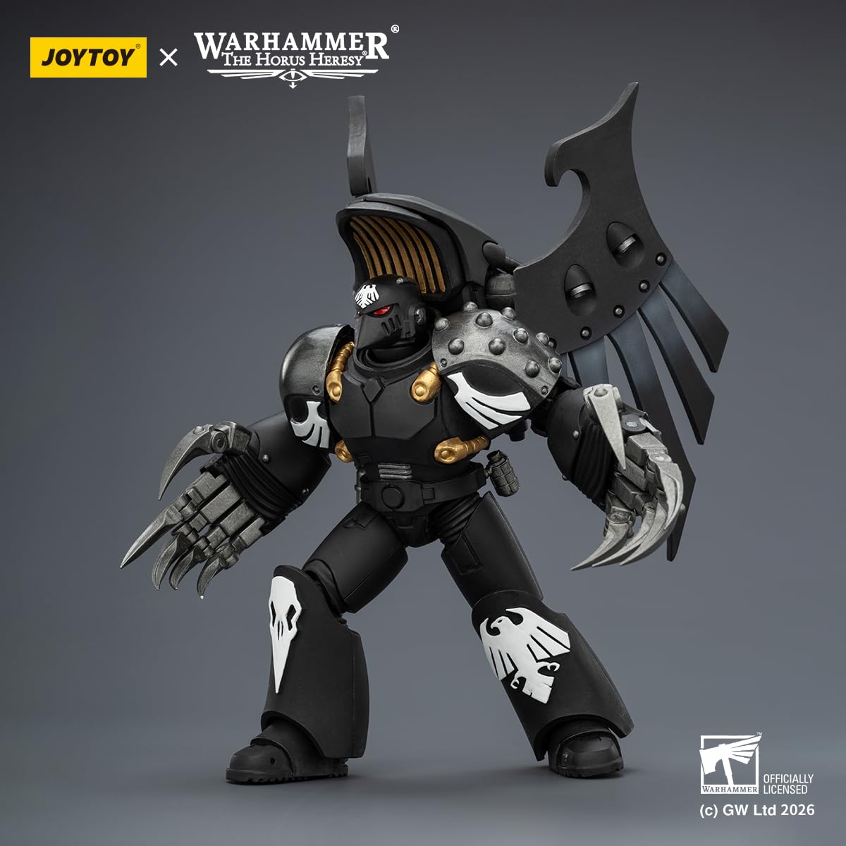 TOYVERSE JOYTOY Warhammer The Horus Heresy Raven Guard Dark Fury z błyskawicą skala 1/18 figurka figurka od 15 lat
