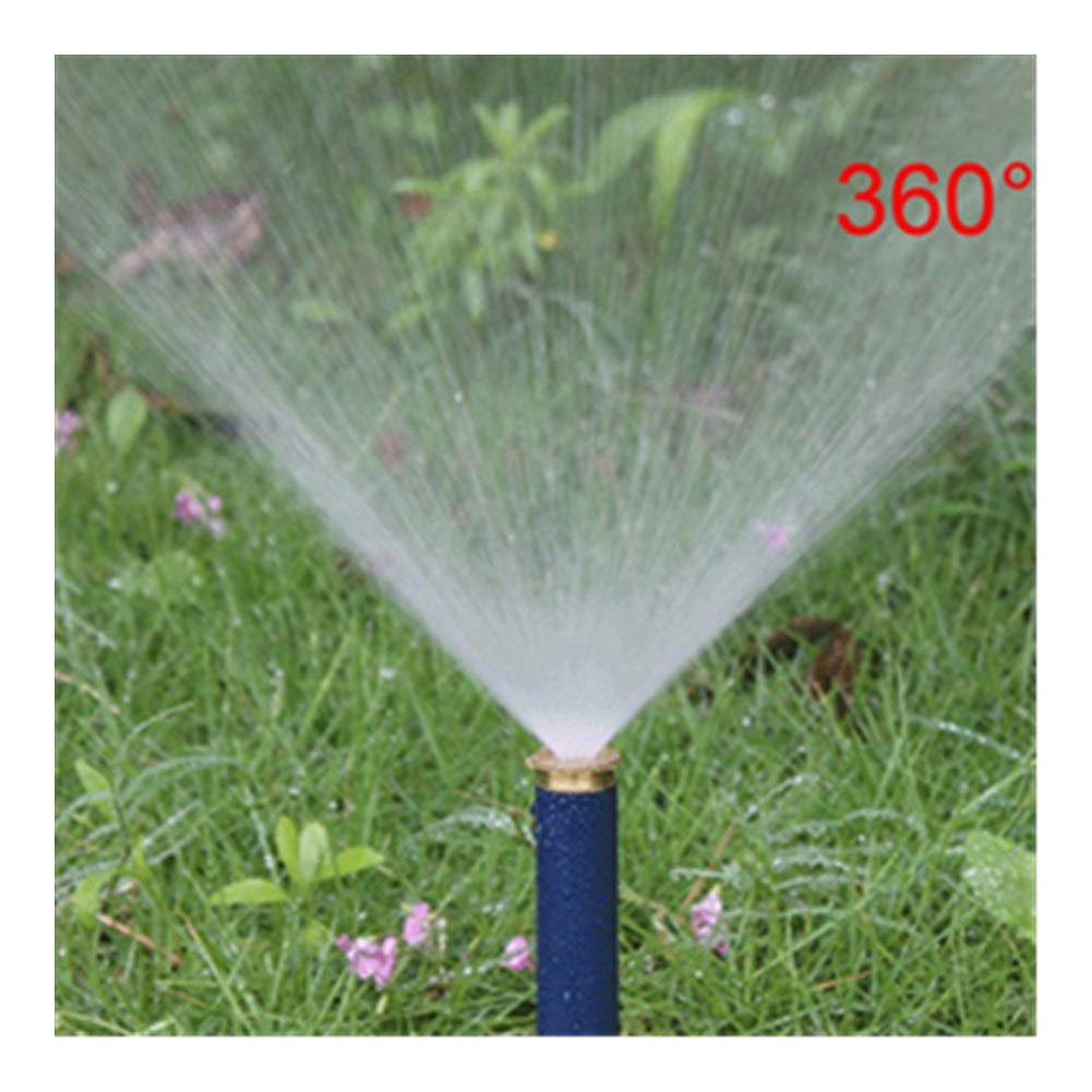 Irrigatore da Giardino 5 Pezzi Irrigatori Pop-up Regolabili con Filettatura Femmina da 1/2 "90-360 Gradi Irrigatore Automatico Retrattile for irrigazione del Prato