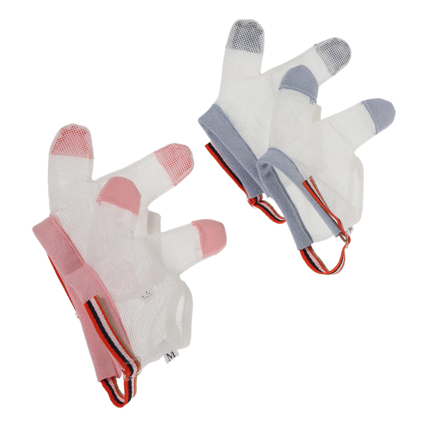 Abaodam 10 Pares guantes anti mordeduras Guante anti chuparse el dedo guante protector bebe tapón para chuparse el dedo protector de pulgar para niños protector para chuparse el dedo nylon