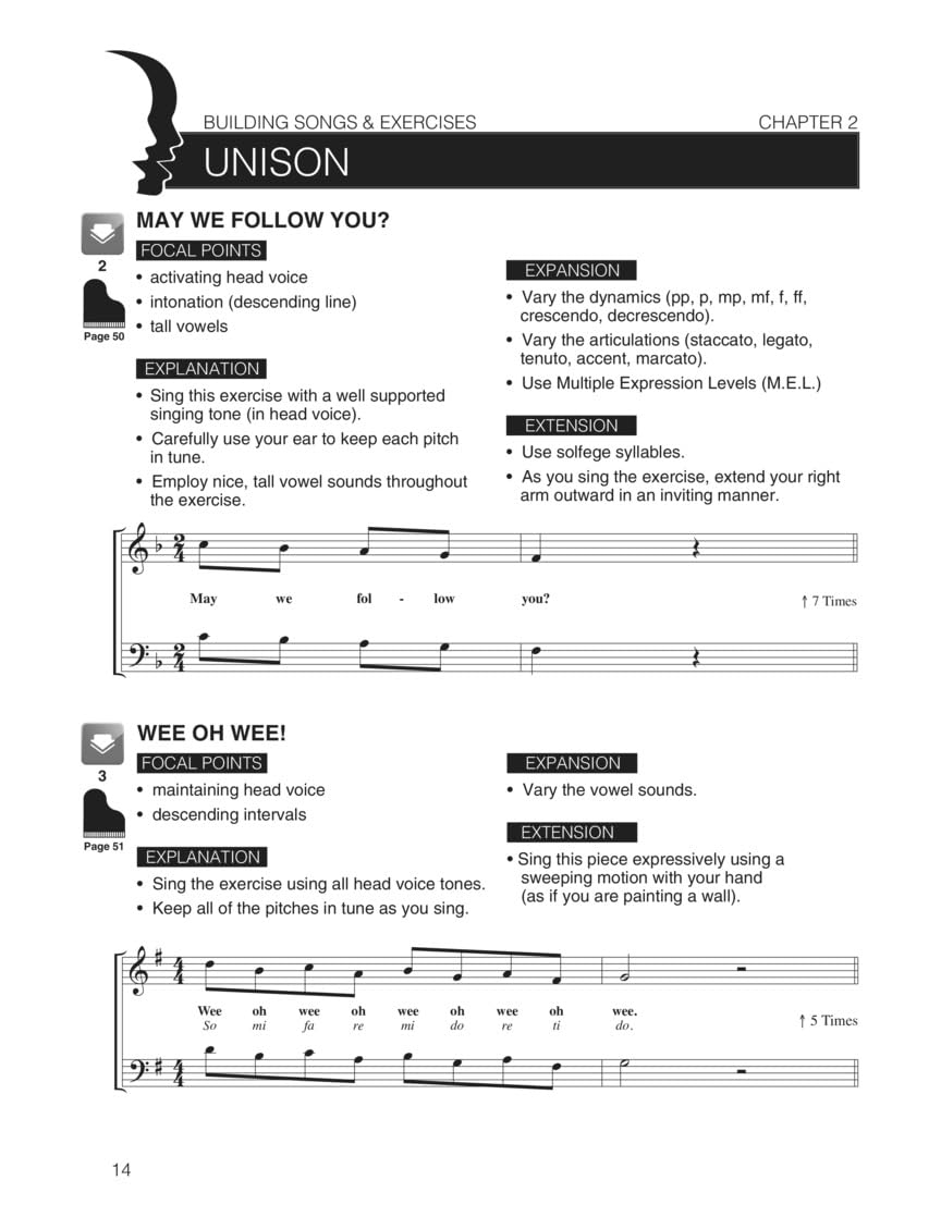 Choir builders chant +cd: Fundamental Vocal Techniques for Classroom and General Use