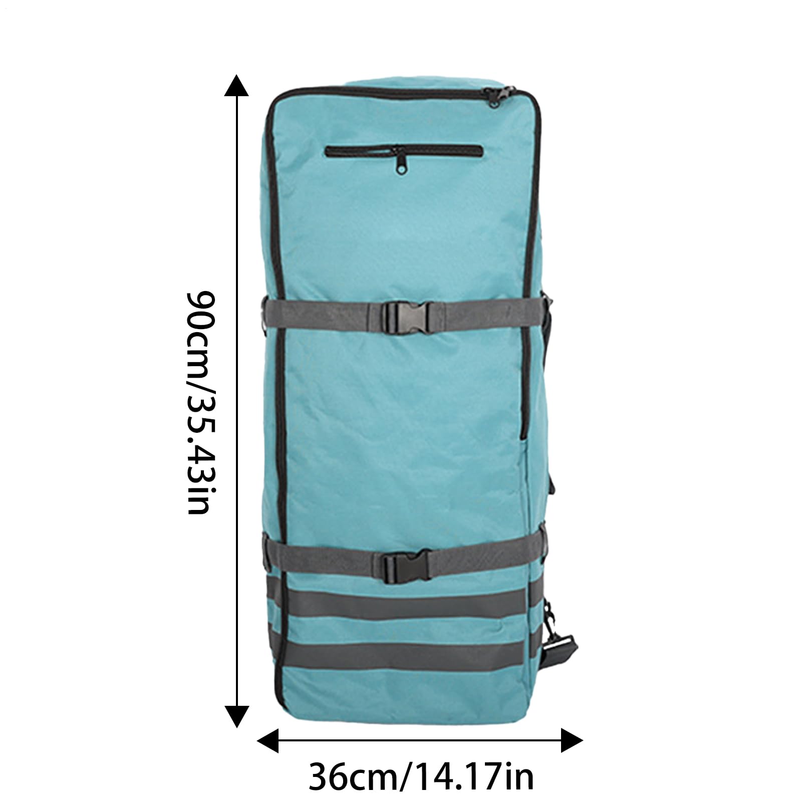 Mochila Transporte Tablas Paddle Surf Fabricada En Nylon Impermeable De Alta Resistencia Con Gran Capacidad 84L Diseño Ergonométrico Correas Ajustables Para Aventuras En Ríos Lagos Y Playa 90x36x26cm