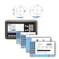 Vista 5 de Codificador de escala de vidrio lineal óptico de alta precisión 59.055 in 10.630 in 5um para máquina de torno 2 ejes LCD lectura digital DRO Display
