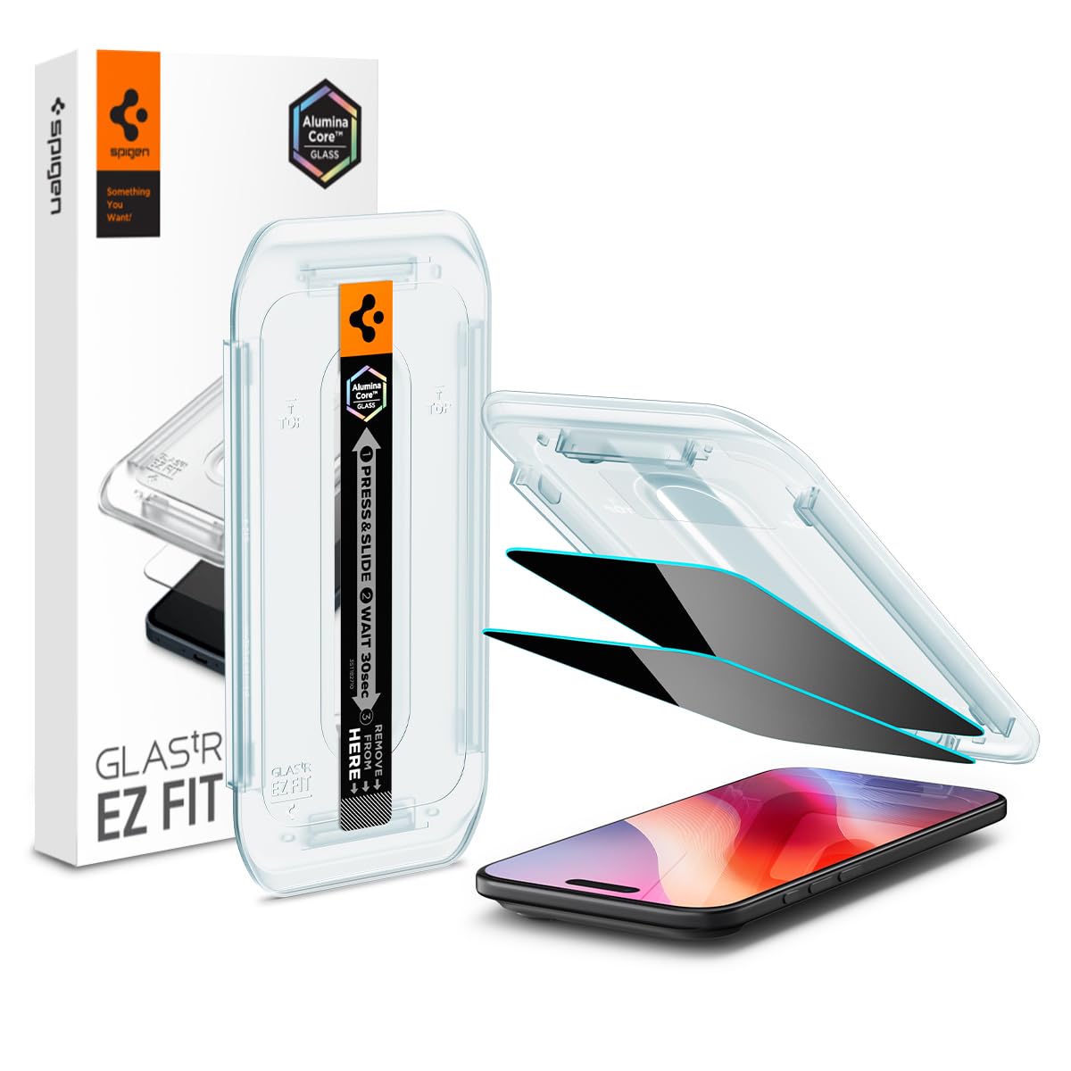 アイホォン　ケース付き 保護シート貼り Amazon.co.jp: Spigen iPhone Air 覗き見防止 保護フィルム 2枚入 貼り