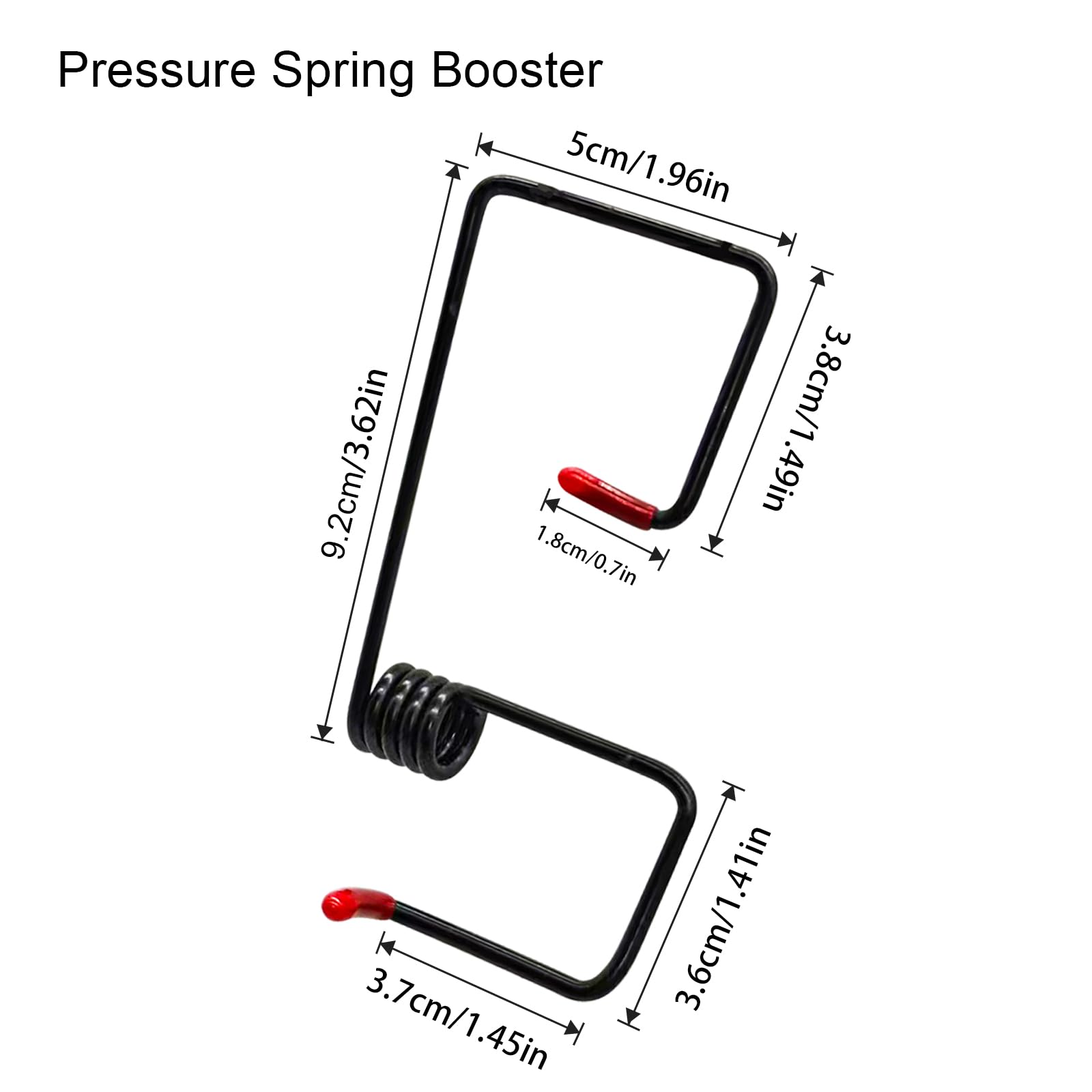 2Pcs Windshield Wiper Arm Pressure Spring Booster, Improved Visibility in Rain/Snow, Easy Install, Suitable for All Vehicles