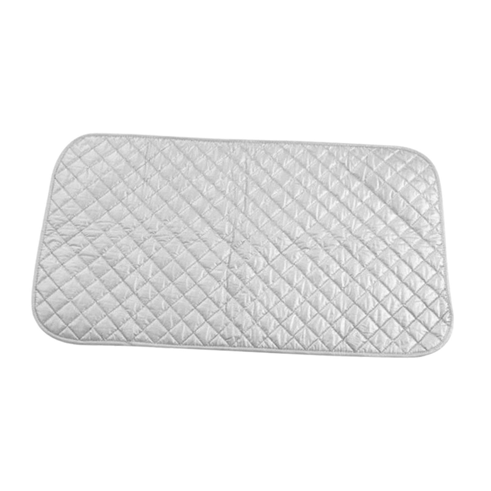 PIXZCSA Versatile Ironing Blanket Ironing Mat Non Slip Portable Laundry Pad For Travel And Efficient Sewing Room Blanket Mat Laundry Pad Portable, Gray, 85x48cm