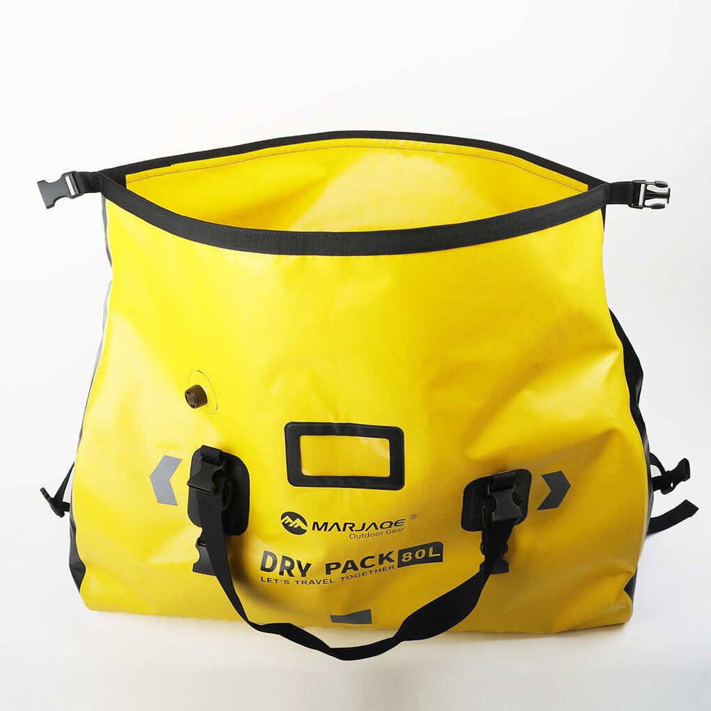 Bolsa de Asiento Trasero para Ciclismo de Larga Distancia Solución de Almacenamiento espaciosa y Elegante para Ciclistas PVC con Accesorio, Amarillo, 50L
