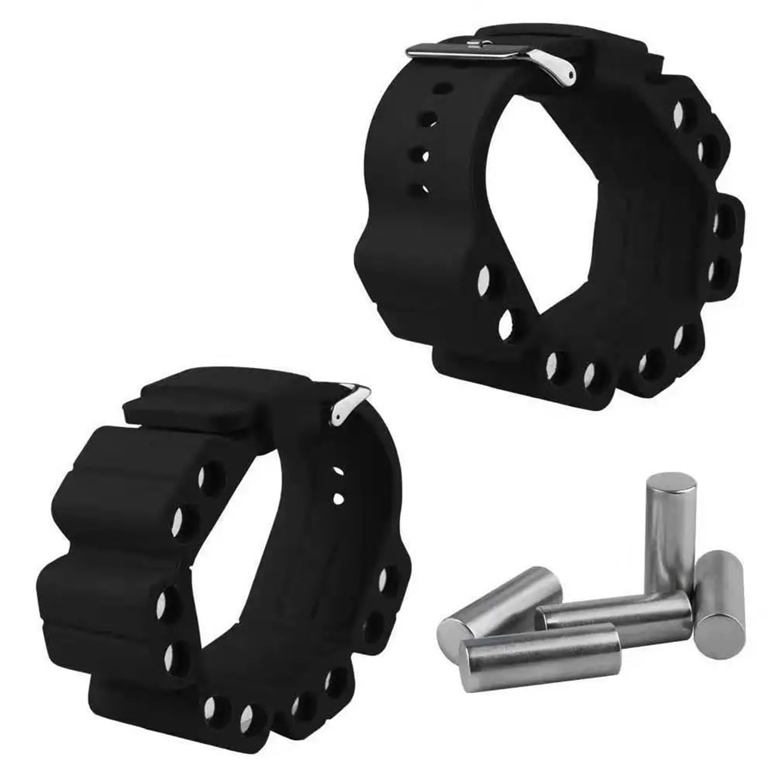 Cavigliere Pesi 2 pesi da polso in silicone regolabili, indossabili, for esercizi di fitness, camminata, jogging, yoga, palestra