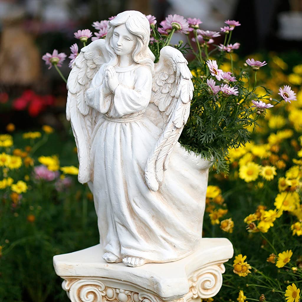 Amazon.co.jp: 像の屋外装飾 庭の小さな天使の装飾の装飾品の