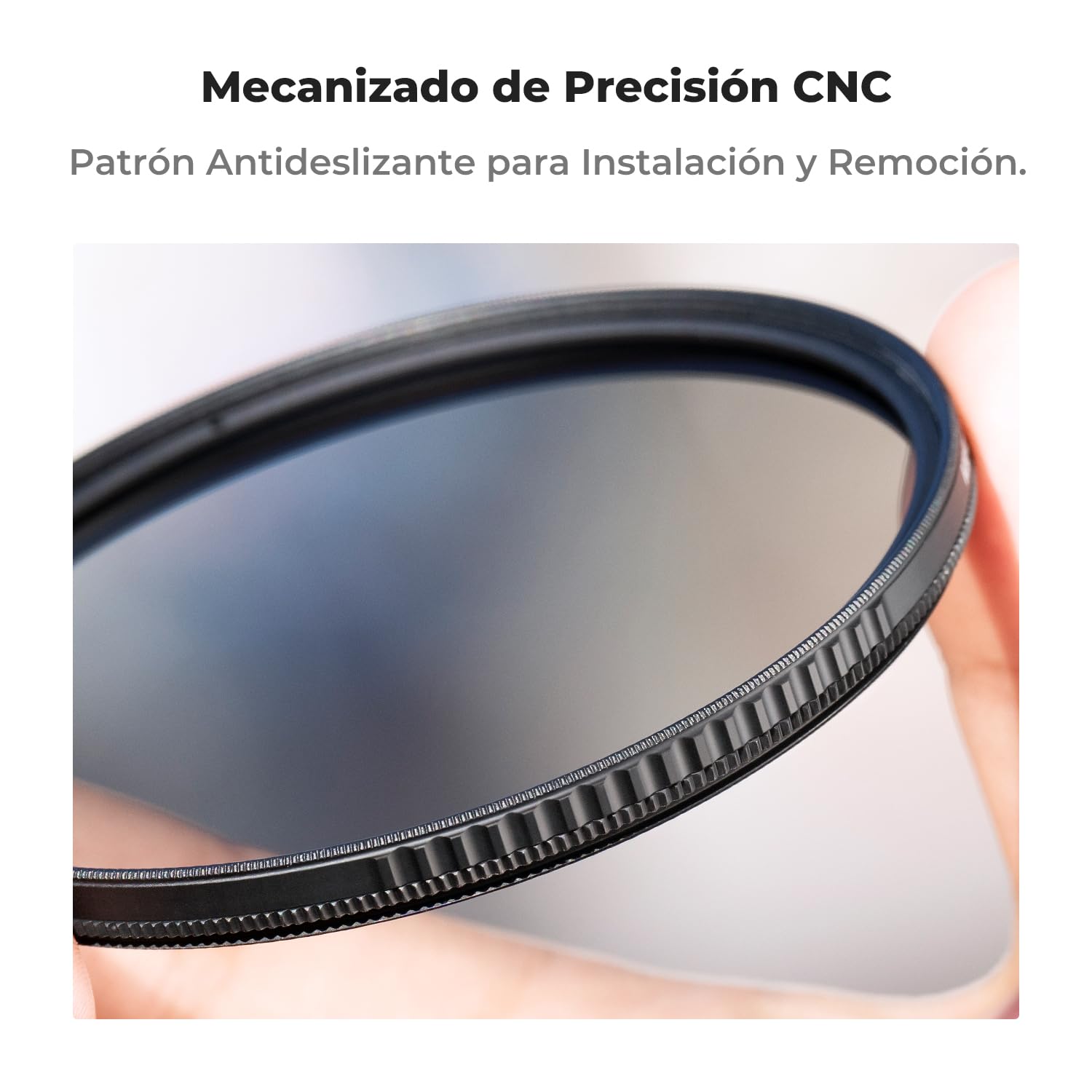 K&F CONCEPT Nano-Klear 77mm Filtro Filtro CPL con Tapa de Lente | Filtro Polarizador Circular de Vidrio Óptico con Revestimiento Nano con Tapa de Lente - FC301