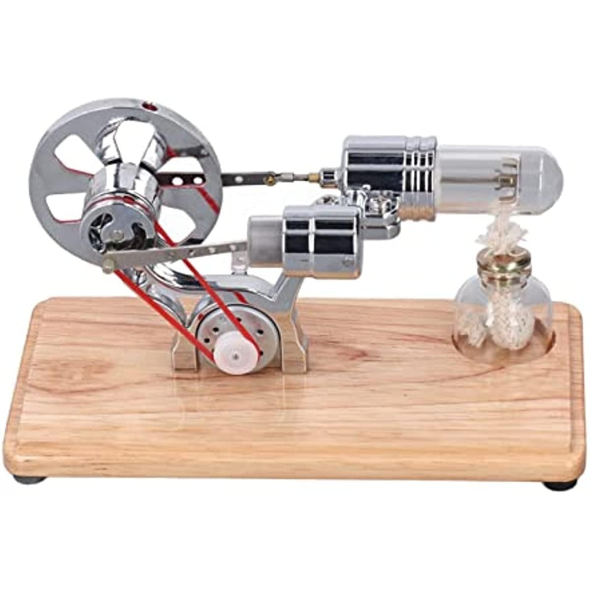Kit Modello Motore Stirling, Lega di Zinco Multiuso Funzionamento più Fluido Basso inquinamento Basso Rumore, Regalo per Adulti e Bambini