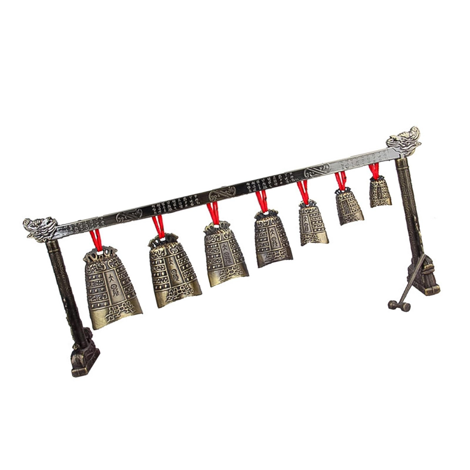 ZXFJYUIP Antique Style Chime Bells Musical Instrument Ornament Model For Living Room Decoration(1)