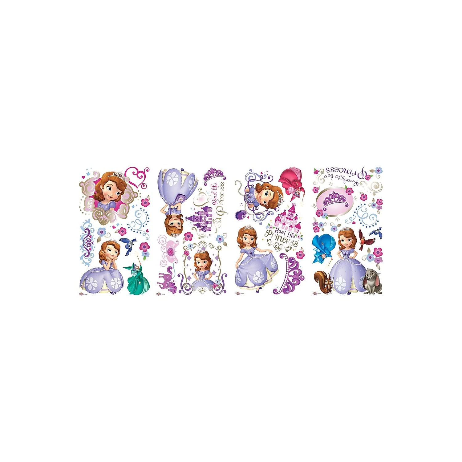Disney Sofia The First Peel and Stick Wall Decals by RoomMates, RMK2294SCS