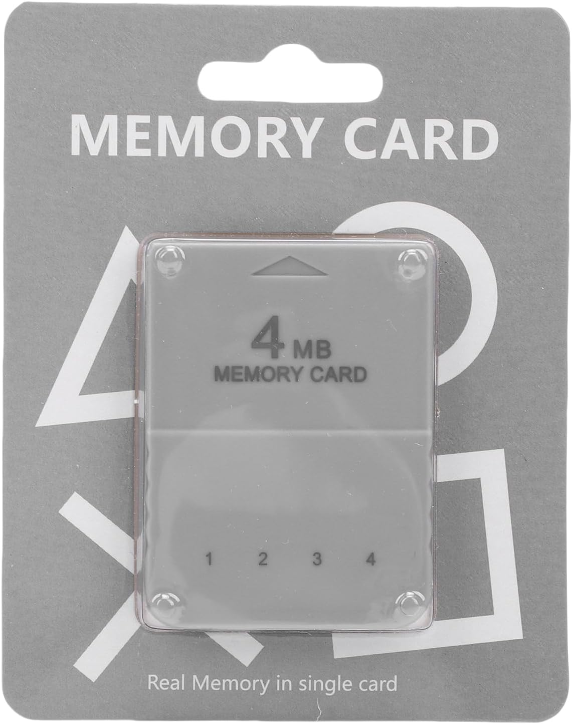 Yanmis 4MB Memory Card for PS 1, Fast Read Write Game Save Memory Card for PS 1 & One Consoles, Portable & Lightweight