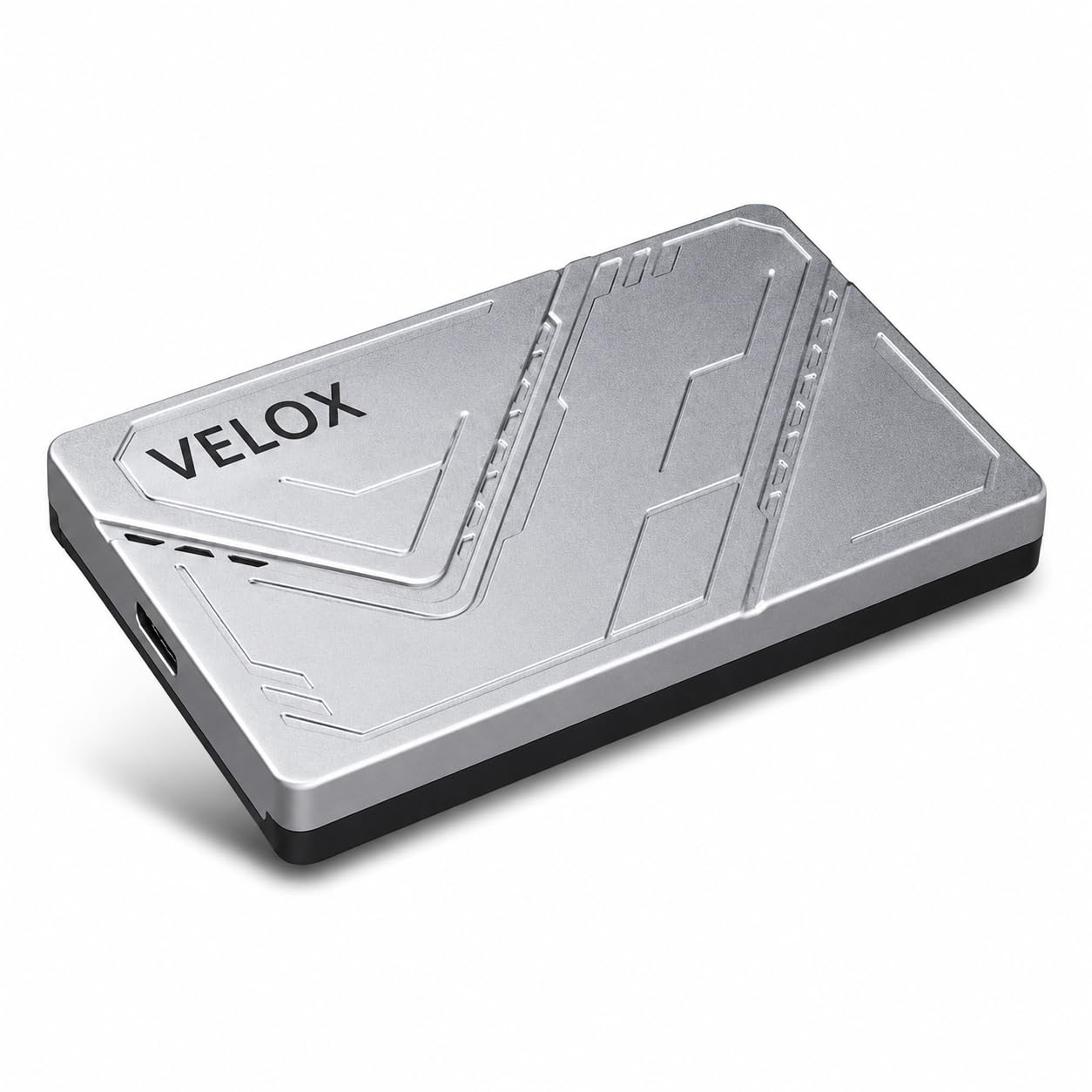 MAYUMI Velox Portable SSD - External Solid State Drive | USB 3.2 Gen 1 Up to 5 Gbps | Type-C OTG Adapter | Plug & Play for Laptop, PC, Android, PS5/PS4, Xbox, Smart TV (Silver) (256, GB, Velox)-image-9