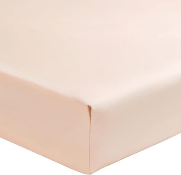 Essix Royal Line Fitted Sheet, Cotton Percale Ballerina, 90 x 190 cm