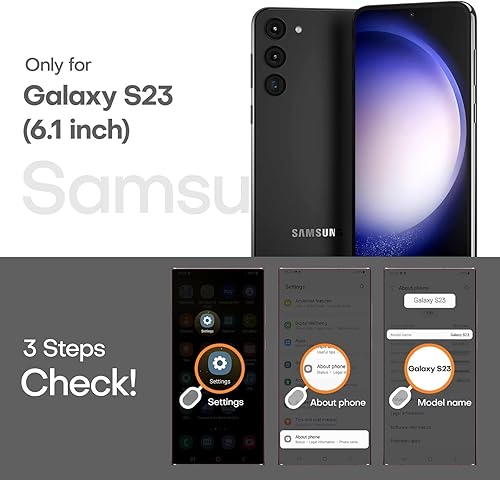 Vista 183 de Funda TOCOL [Paquete de 1+2] diseñada para Samsung Galaxy S22 Ultra, con 2 protectores de lente de cámara, parte trasera dura mate translúcida