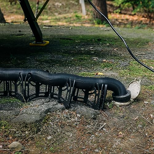 Image of Camco 20-Foot Camper /RV Sewer Hose | Designed to Work with Trailer Sewer Fittings, Threaded Fittings, and Slip Fittings | 3-Inch Diameter Opening (39611) (Pack of 3)