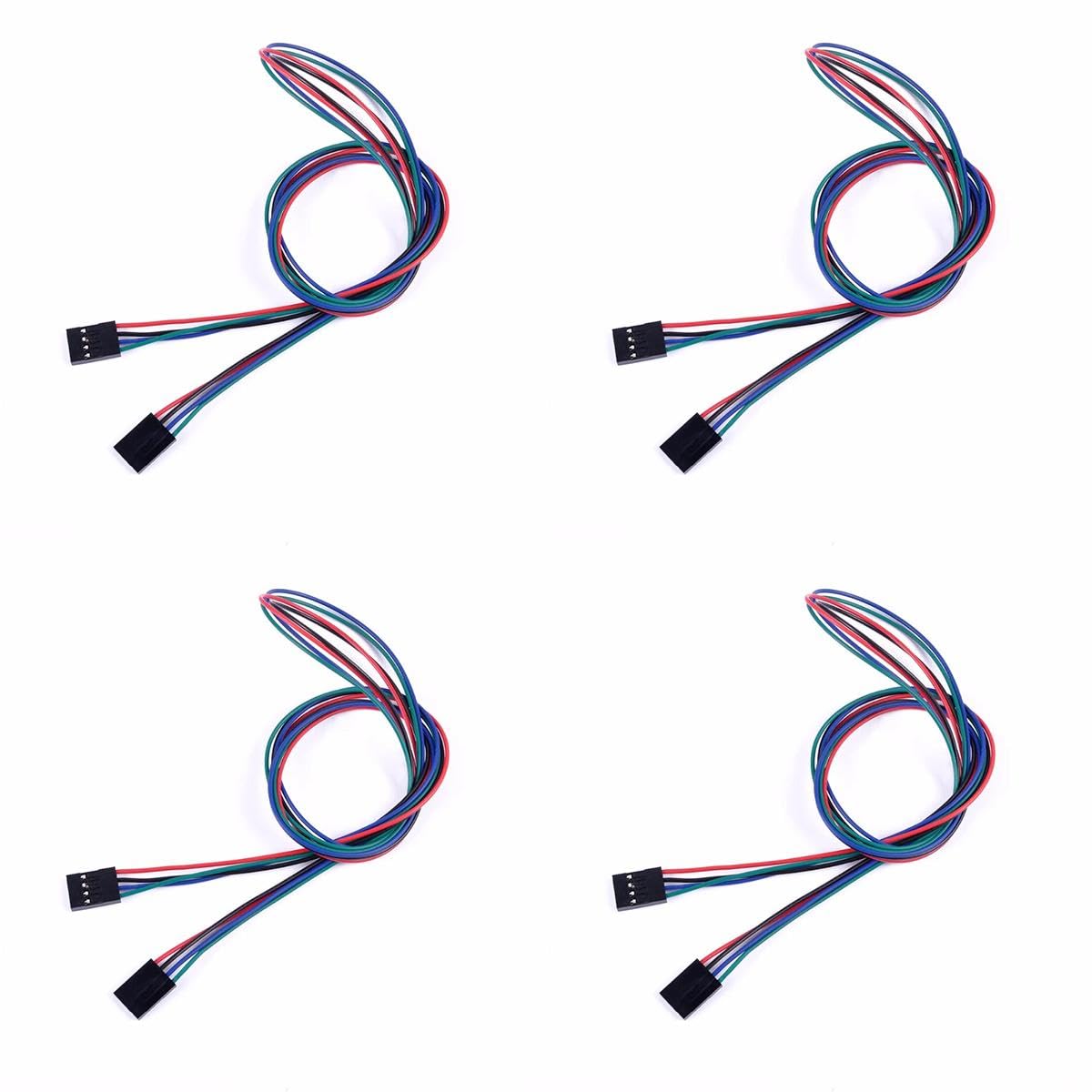 Pro3D (4 pc) 70cm 4 Pin Female to Female Dupont Cable for 3D Printer-picture-13