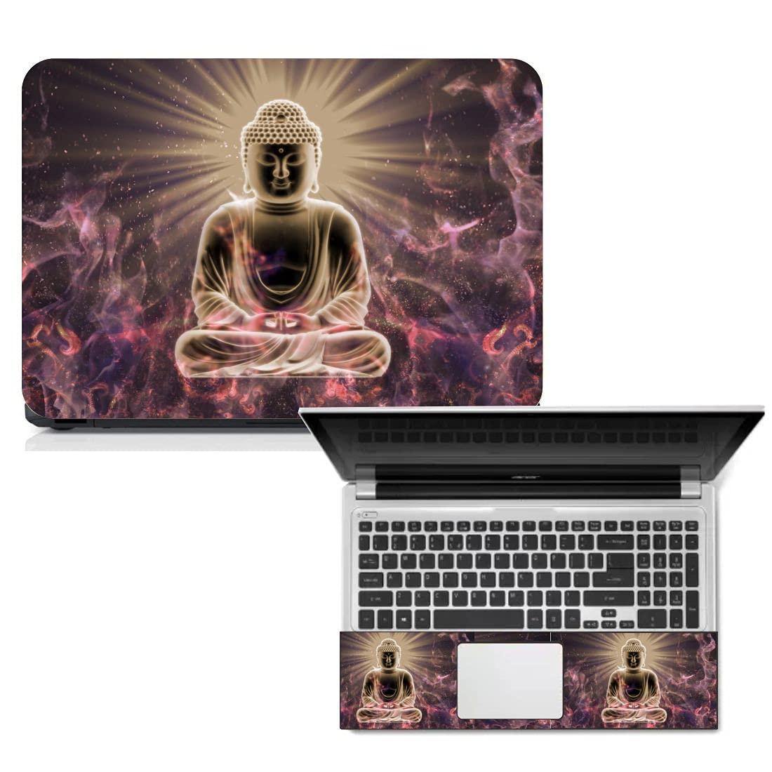 Buddha Laptop Laminated Skin Decal Sticker for 14 to 15.6 Inch Laptop (Brown) (B097KM5Q7N) Amazon Price History, Amazon Price Tracker
