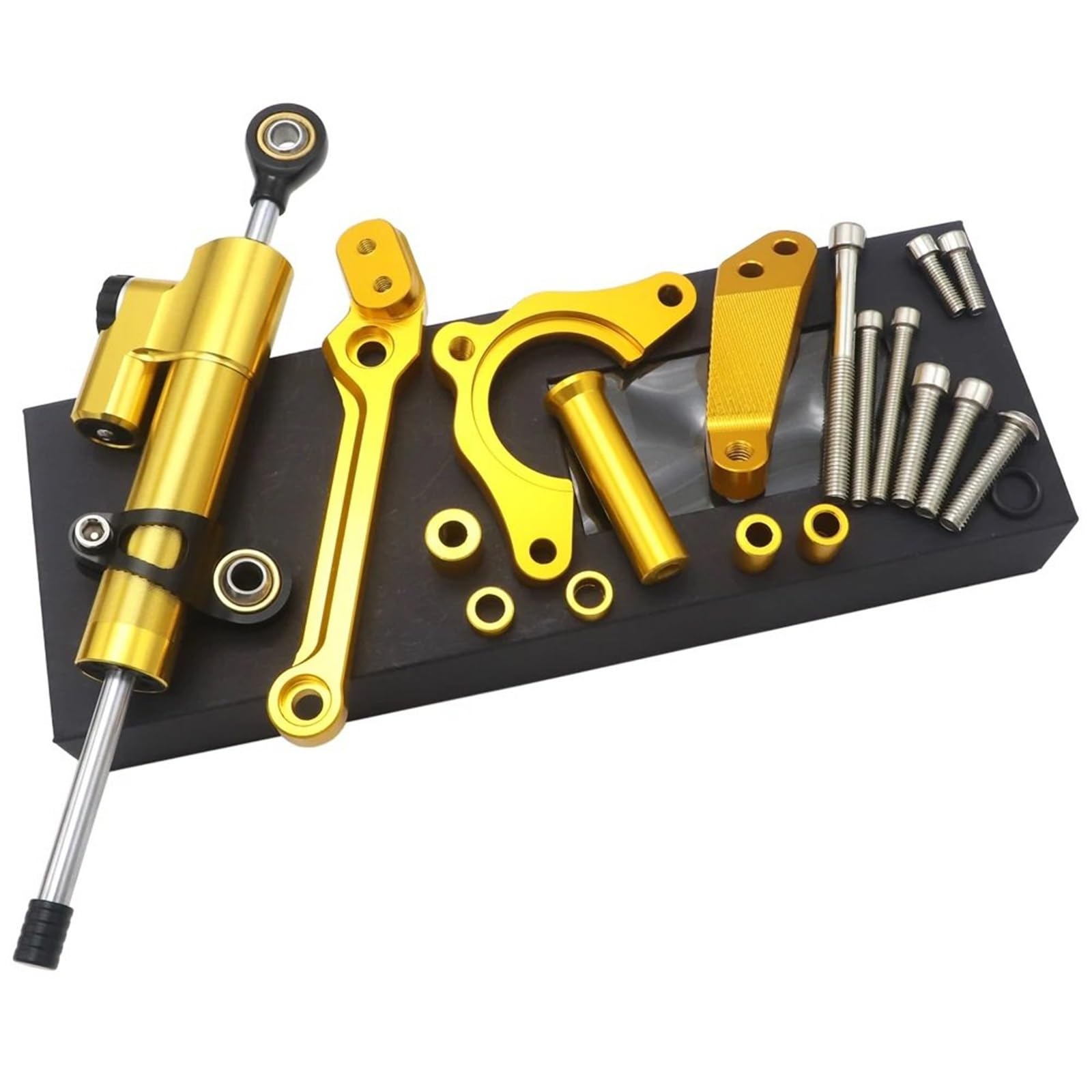 Stabilizator Pasuje do Kawasaki Z900 2017-2022 Uchwyt mocowania amortyzatora układu kierowniczego Stabilizator układu kierowniczego motocykla(14)