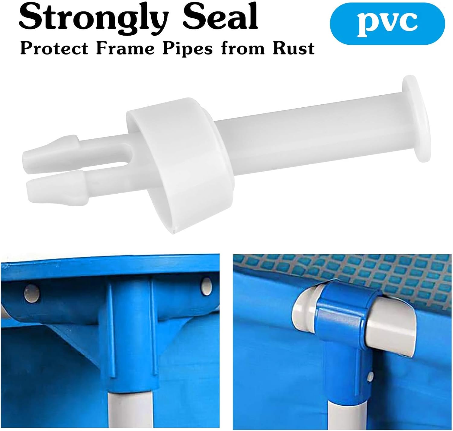 Himetsuya 12Pcs Plastic Pool Joint Pins Seals Pool Connector Pins for