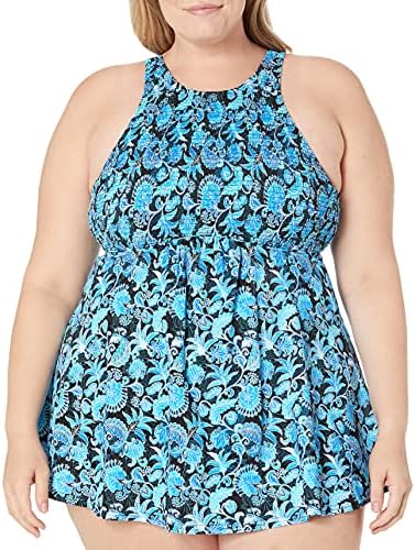 fit 4 u swim dress Sunsets Escape Blue Whisper Sienna Swim Dress 10 / BLUEW / 983