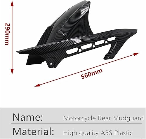 Miniatura 6 de Compatible con Kawasaki compatible con Z900 Z900RS 2017 2018 2019 2020 ABS Color carbono motocicleta trasero Fender Tire Hugger Motor Parts
