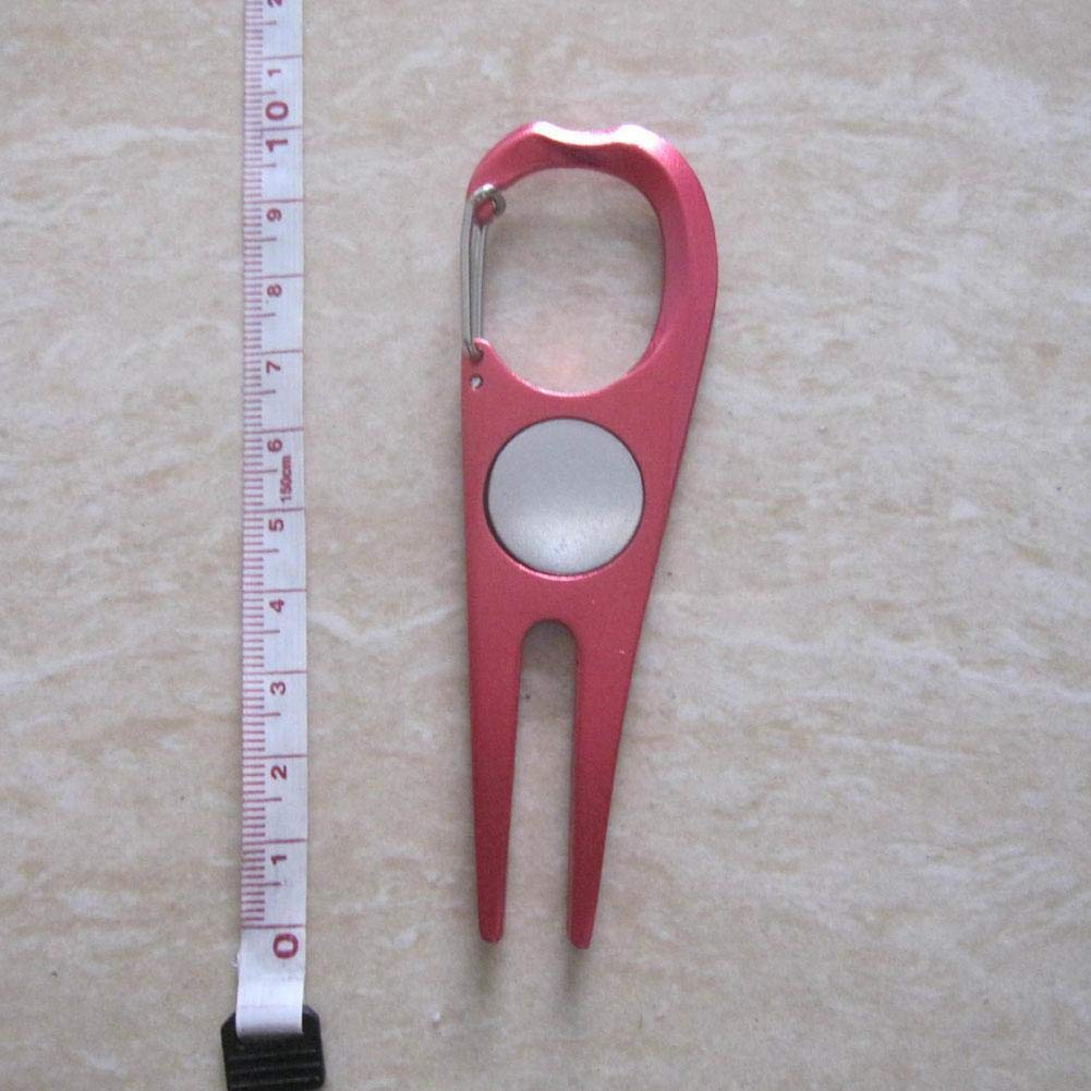 Stainless Steel Golf Green Repair Divot Tool Pitch Fork