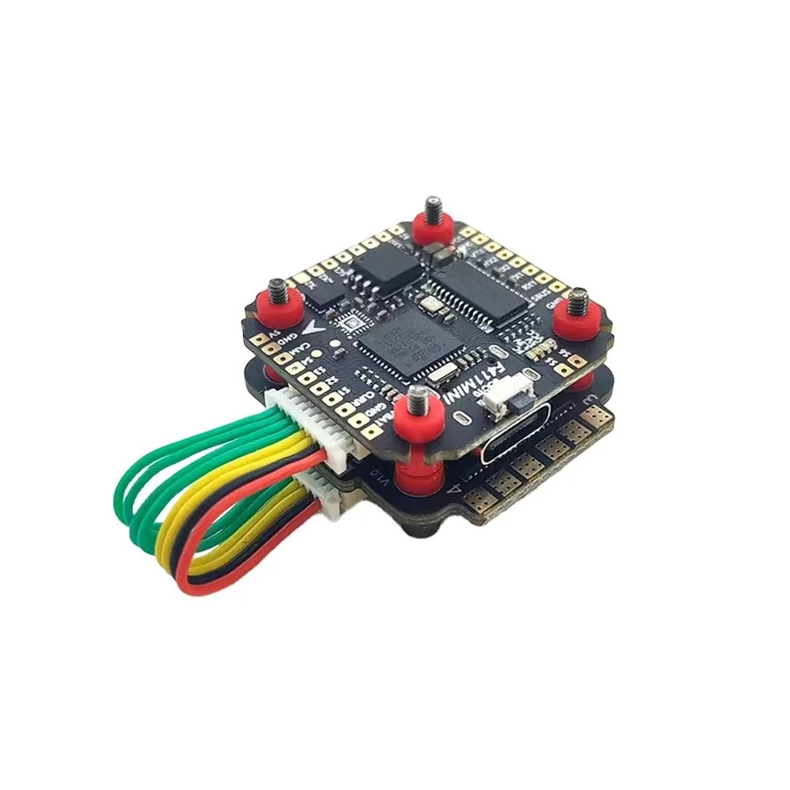 F4MINI Stack F411 Flight Controller 35A ESC Blheli-S Bluejay 20 * 20mm For 2-3 Inch FPV Freestyle Drone,Replacement parts(MPU6500)