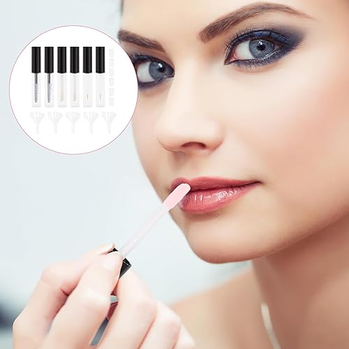 Miniatura 6 de 1 Unidades de aplicador de rímel vacío tubo de máscara de pestañas cosméticos rimel cepillo de pestañas cepillo de cejas tubo delineador de ojos