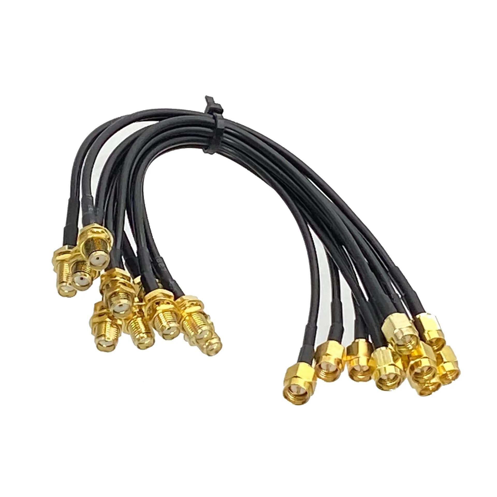 10 Stück RG58 SMA-Buchse, Mutter Auf Männlichen Koaxial-Pigtail