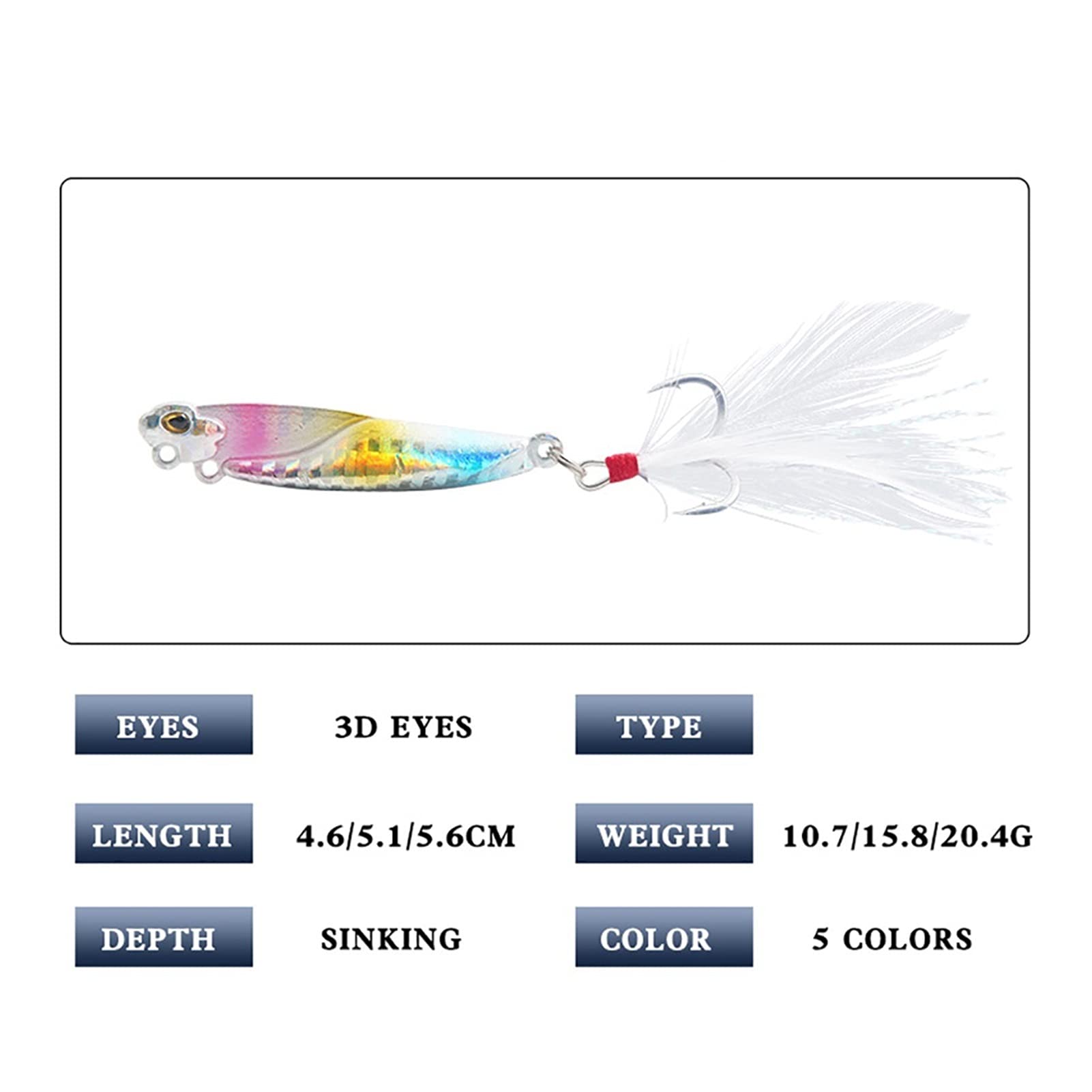 Occhi 3D Olografici Per Esca Da Pesca &ndash; Multicolore, 3-10mm, Per Fly Jig Artigianale (Confezione Da 828/2196 Pz)
