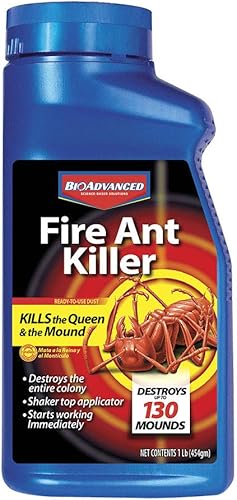 Bayer Advanced 502832 Fire Ant Killer Dust veneno para hormigas 16 onzas